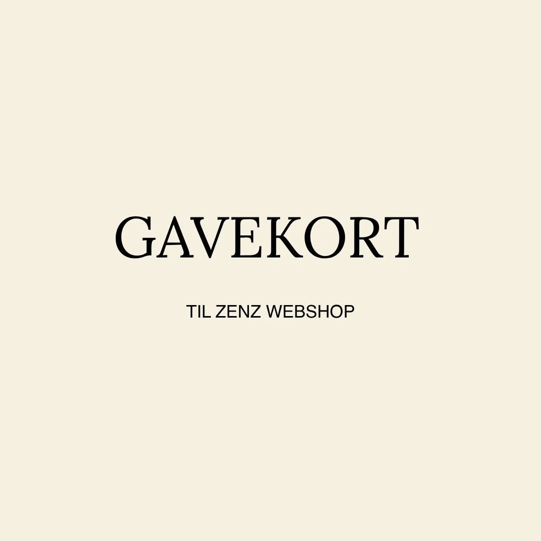 Gavekort til ZENZ webshop