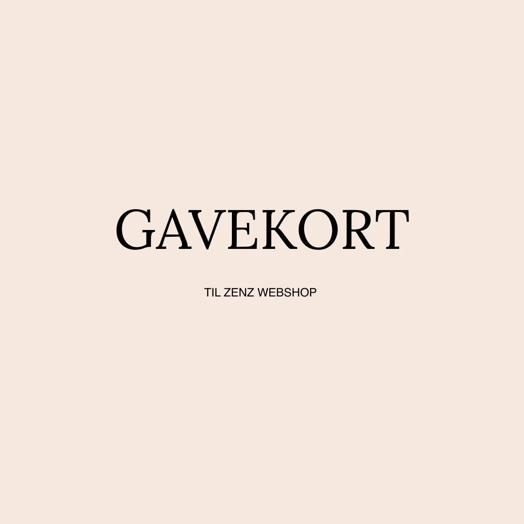 Gavekort til ZENZ webshop