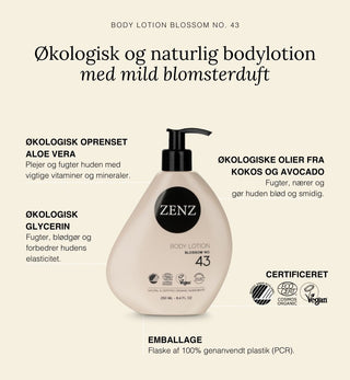 Body Lotion Blossom no. 43 (250 ml) - ZENZ Organic Products (DK)