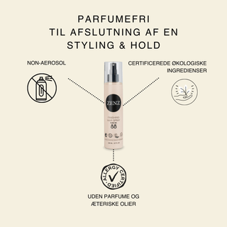 Finishing Hair Spray Pure no. 88 - ZENZ Organic Products (DK)