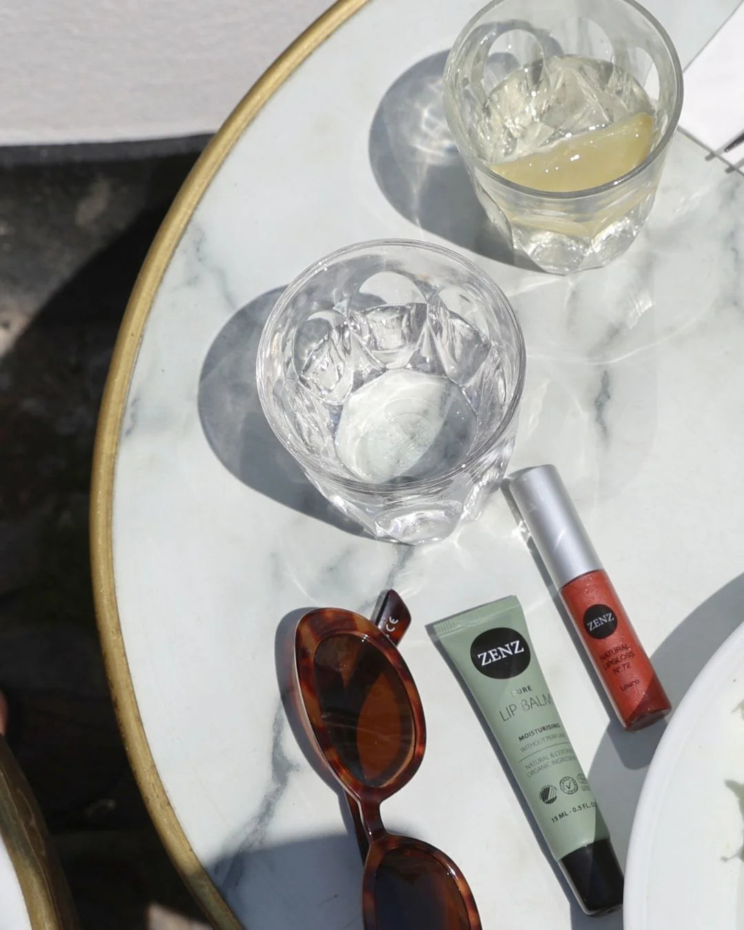 Natural Lipgloss Laura no. 72, nougatbrun