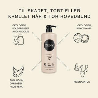 Shampoo Cactus no. 17 (1000 ml) - ZENZ Organic Products (DK)